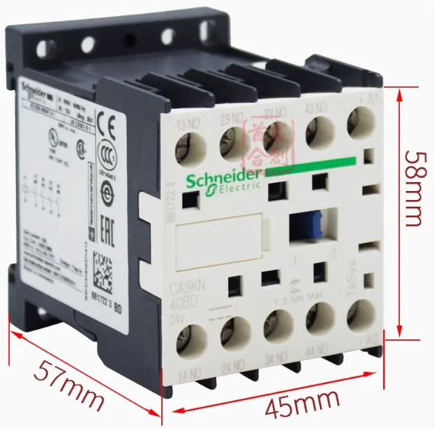 SCHNEIDER DC 접촉기 릴레이 CA3KN40BD CA3KN22BD CA3KN31BD CA3KN22BD3 CA3KN31BD3 CA3KN40BD3