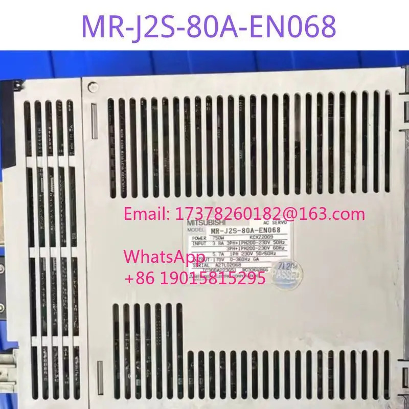 MR-J2S-80A-EN068 리퍼 드라이브 정상 기능 완료