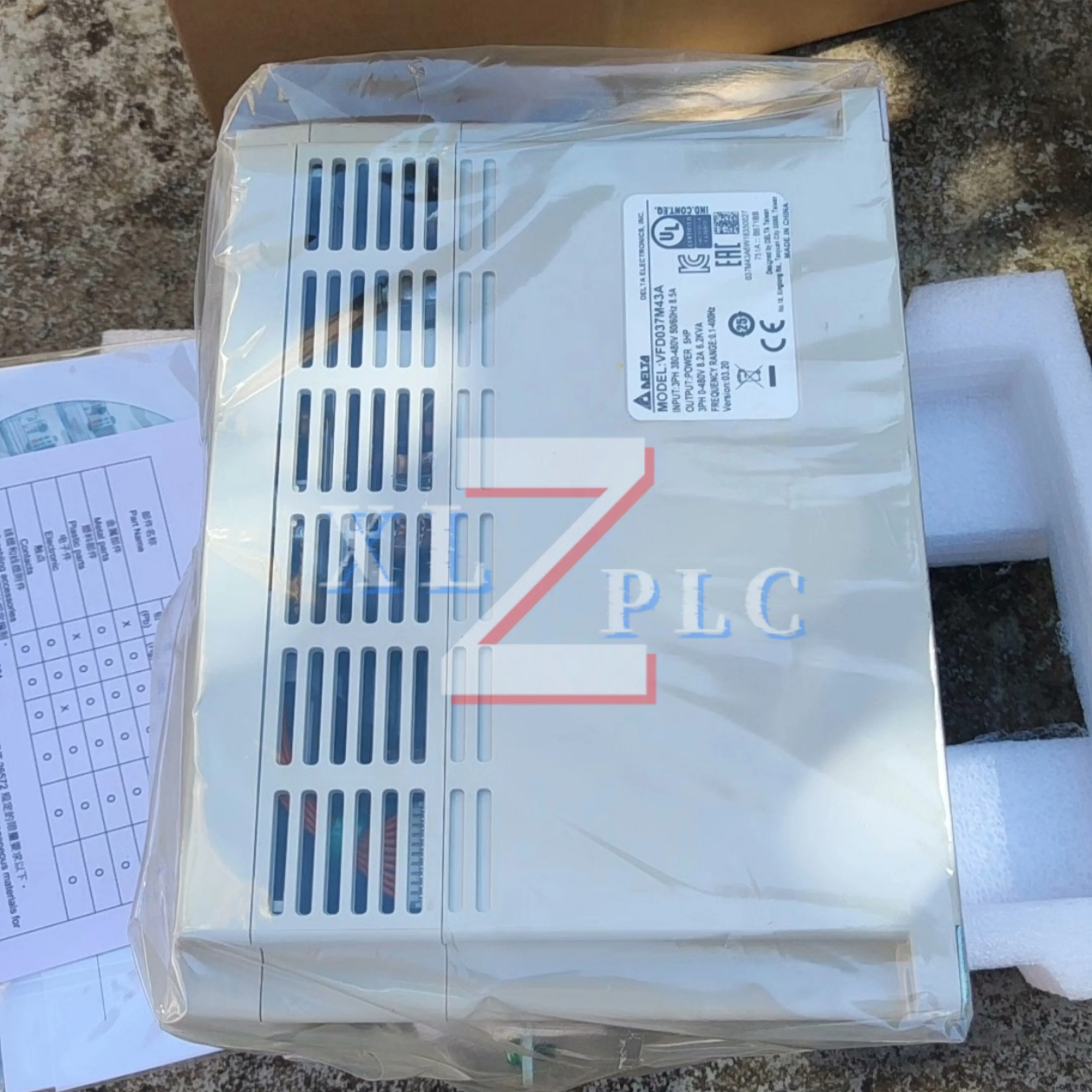 원본 주파수 변환기 VFD007EL43W VFD007L21A VFD007M23A VFD007M43B