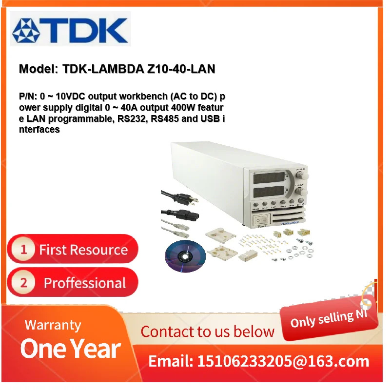 Tdk-lambda Z10-40-LAN TDK 프로그래밍 DC 전원공급장치 람다