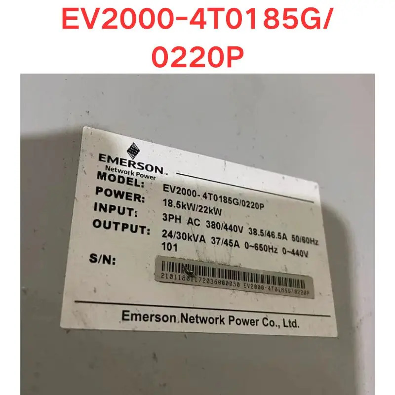 리퍼 에머슨 EV2000-4T0185G/0220P 주파수 변환기 18.5/22KW 기능 OK