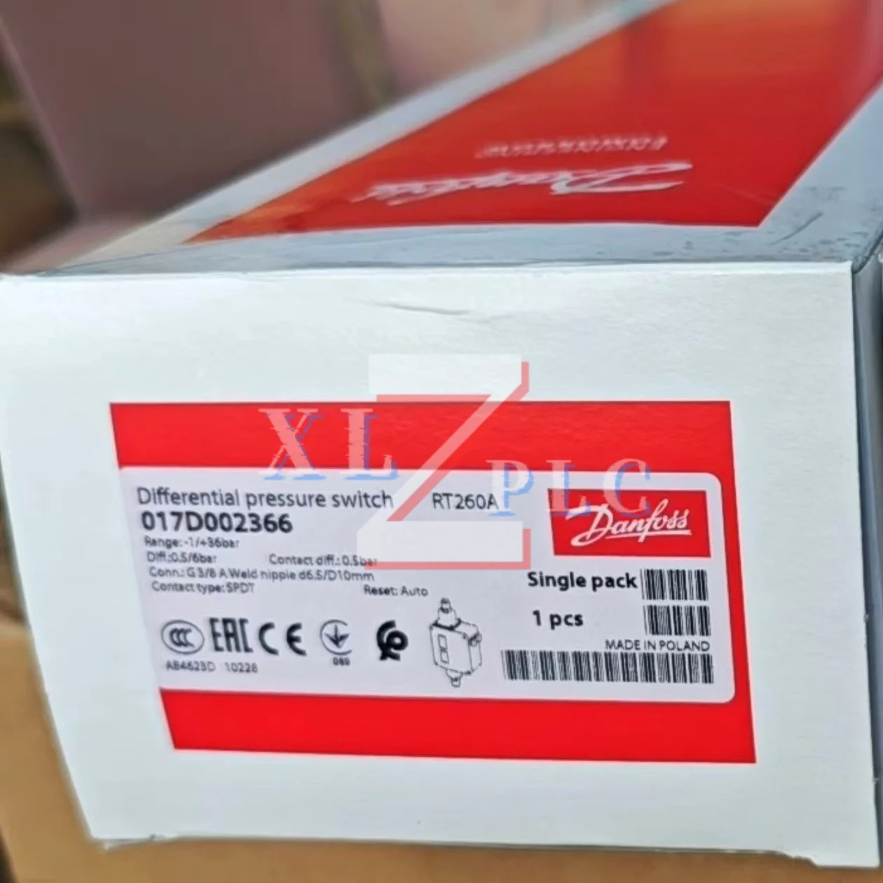 압력 스위치 017D002366 RT260A 017D002466 017D002566 RT262A 원본