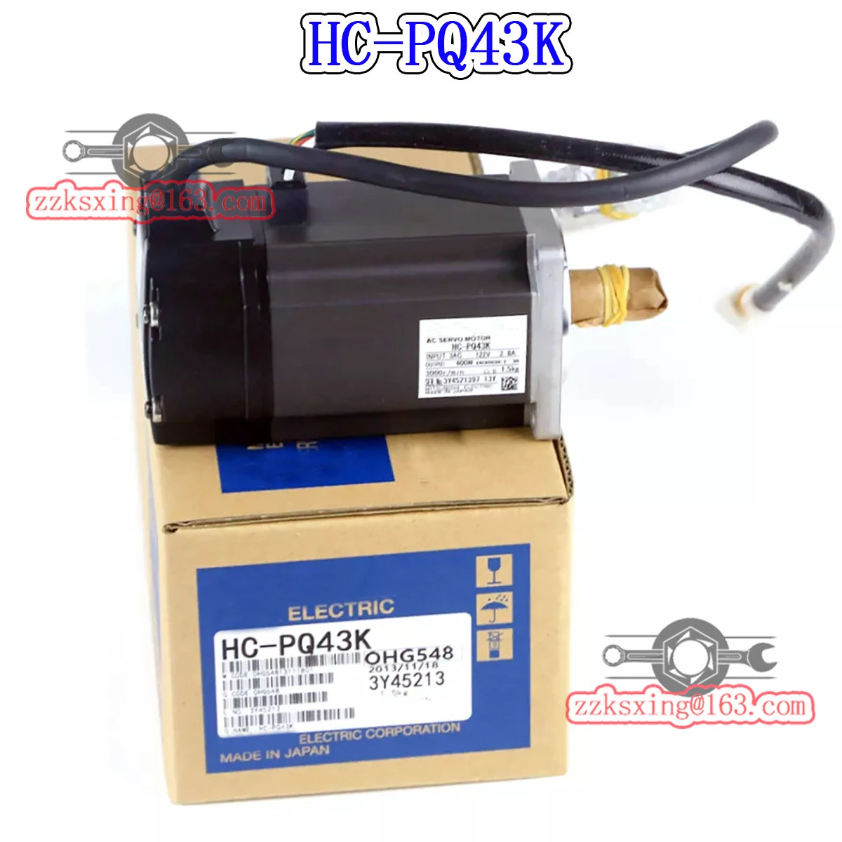 HC-PQ43K AC 서보모터 오리지널 Brann-