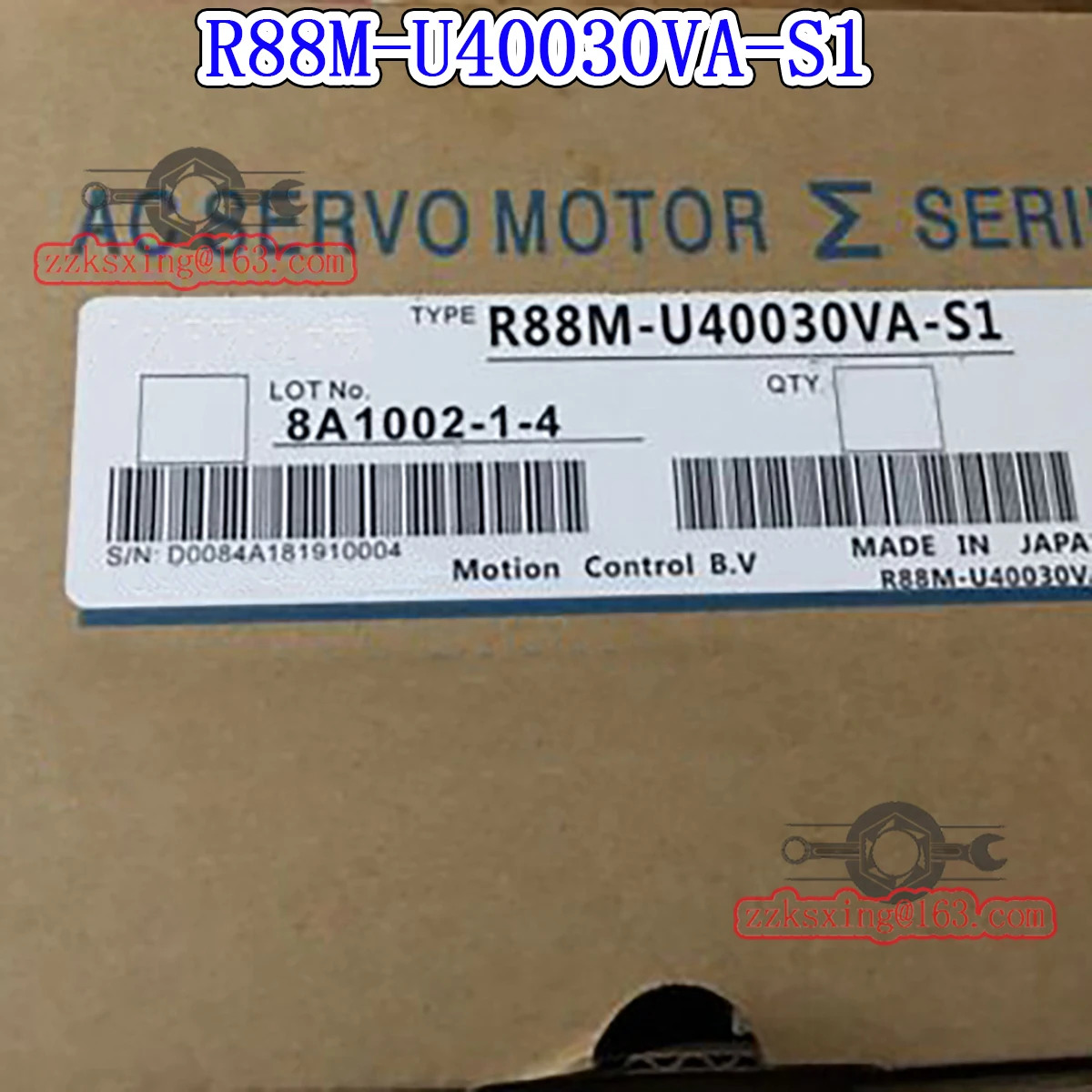 오리지널 AC 서보모터 R88M-U40030VA-S1