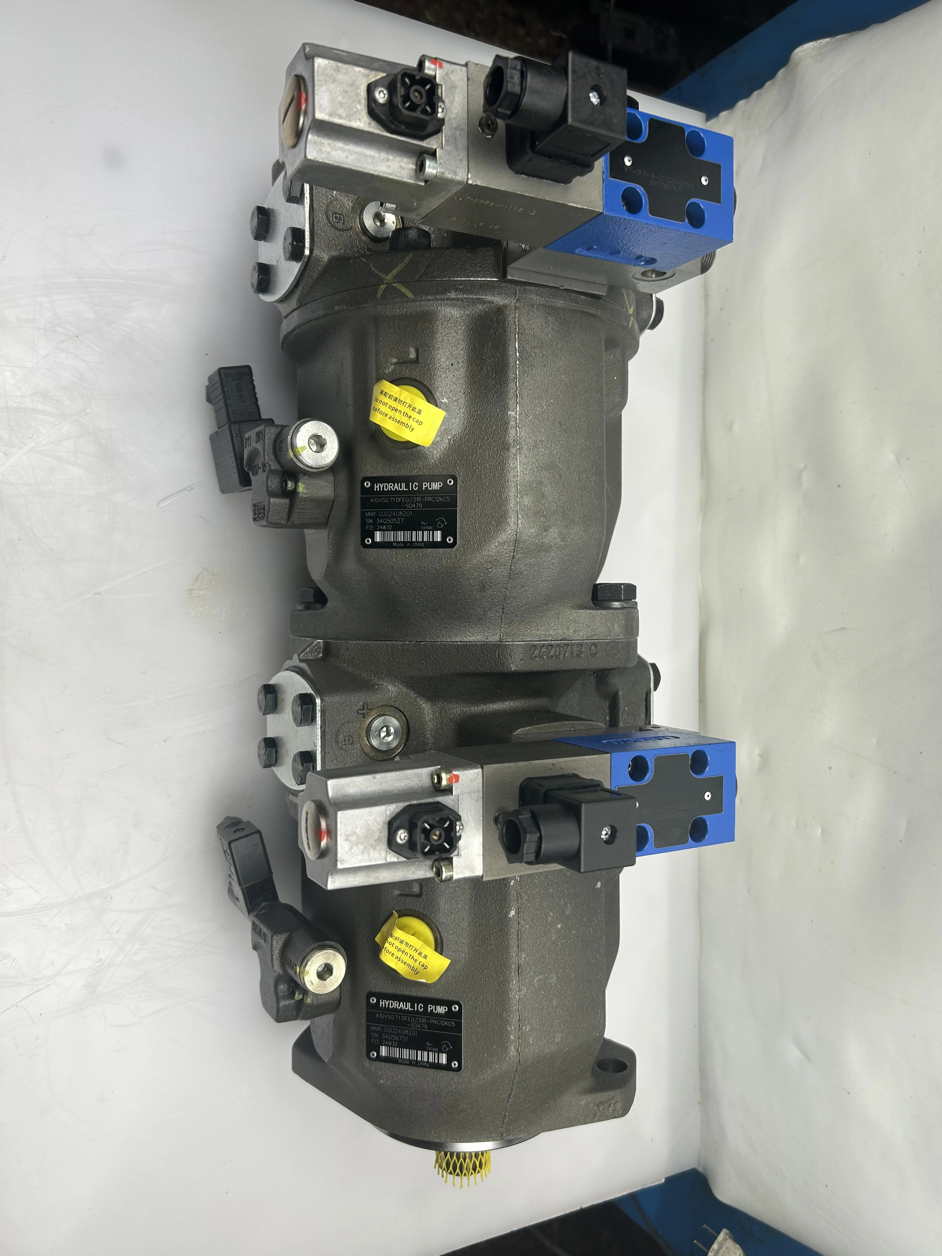 유압 피스톤 펌프 A4VSO 250DFE1/30R-PPB25N00 PAA4VSO250FE1/30L-PSD63K02 VT-DFP-A-21-G24KO/O/V 000120847805