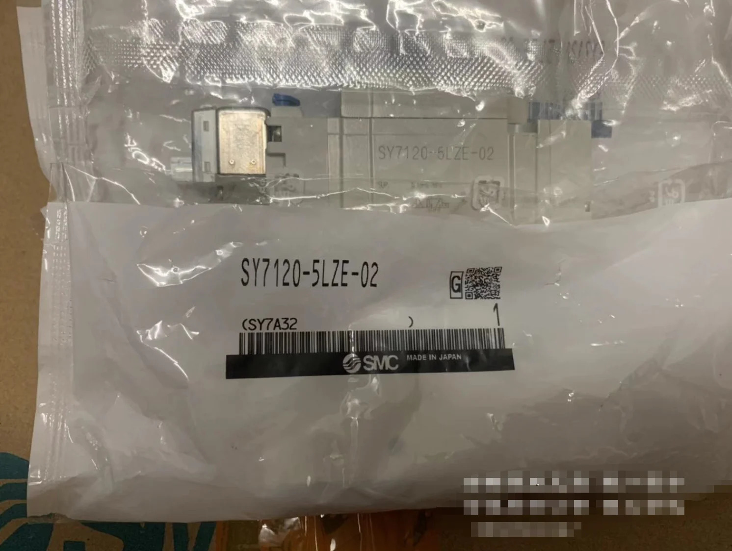 SMC 솔레노이드 밸브 SY7120-5LZE-02 신