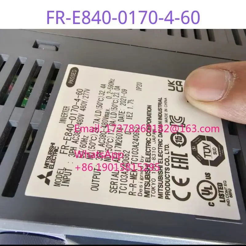 새 형 인버터 FR-E840-0170-4-60 시리즈