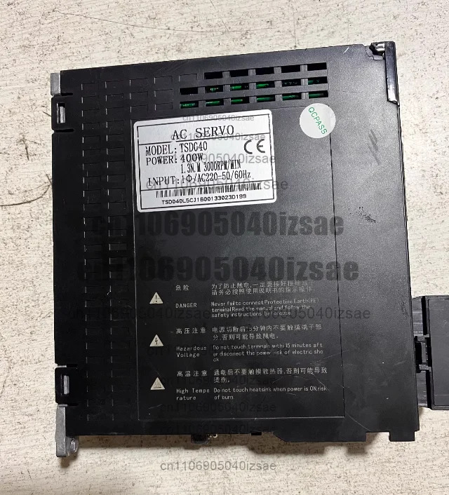 서보 드라이브 TSD040 400W 1.3N.M 300ORPM/MIN 리퍼 완료