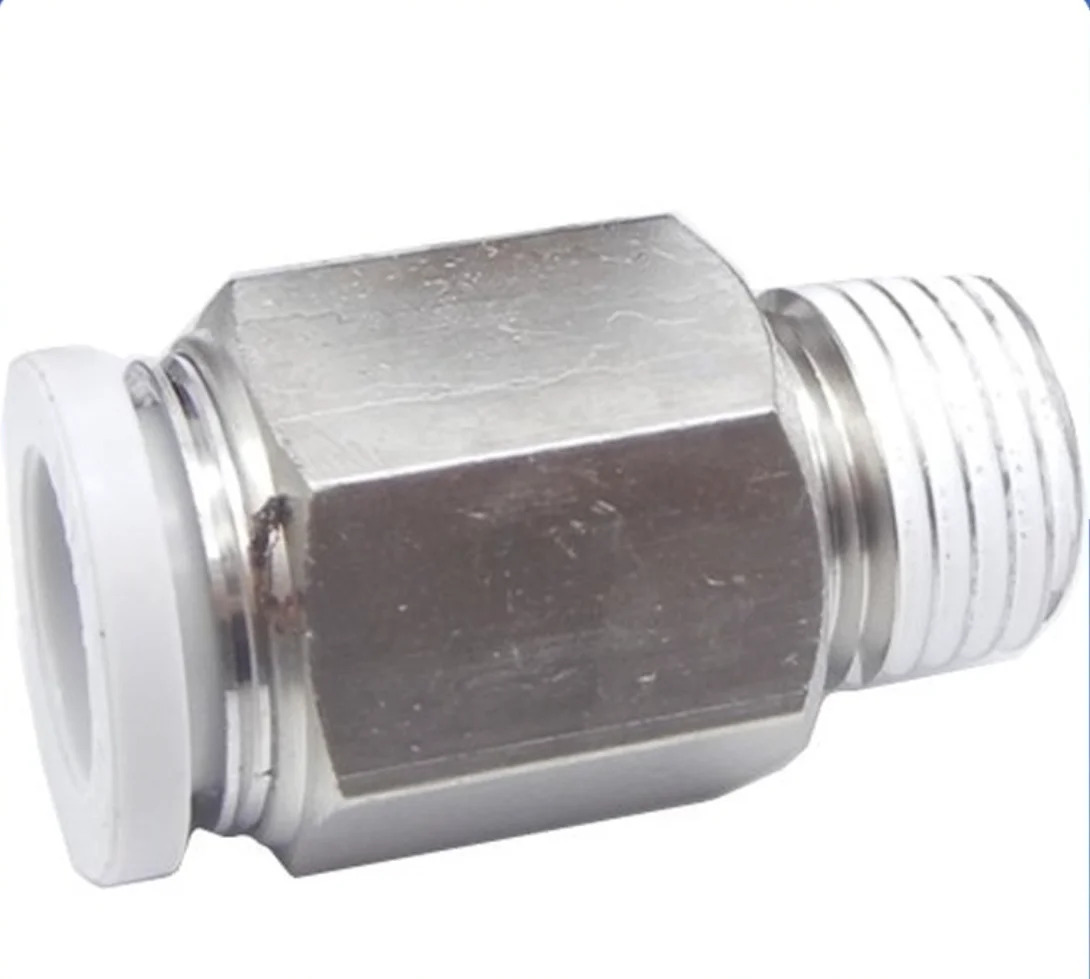 AirTAC 화이트 스레드 스트레이트 PC1204 신