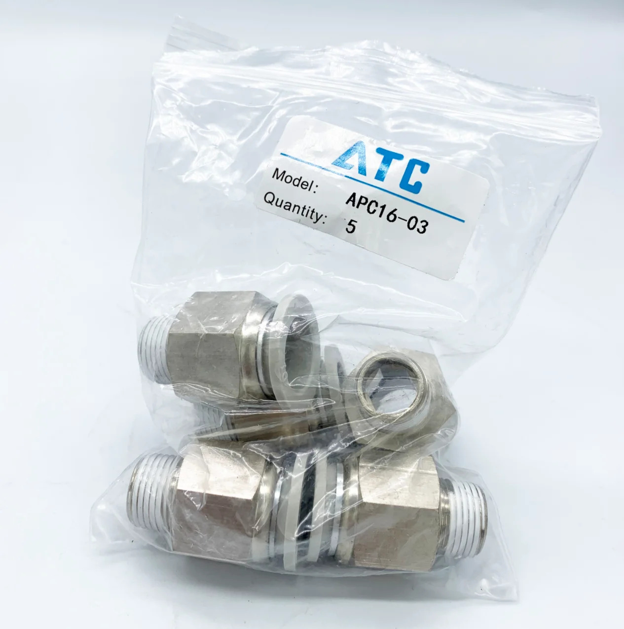 AirTAC 에어 파이프 퀵 커넥터 APC16-03 신