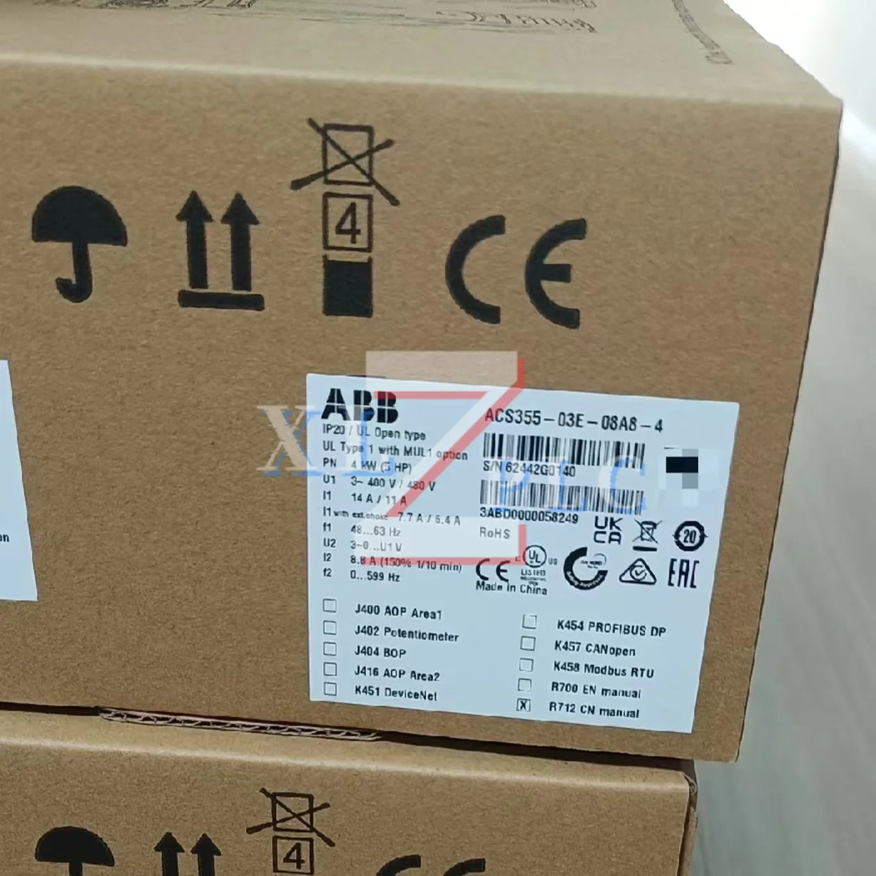 주파수 변환기 원본 ACS355-03E-07A3-4 ACS355-03E-08A8-4