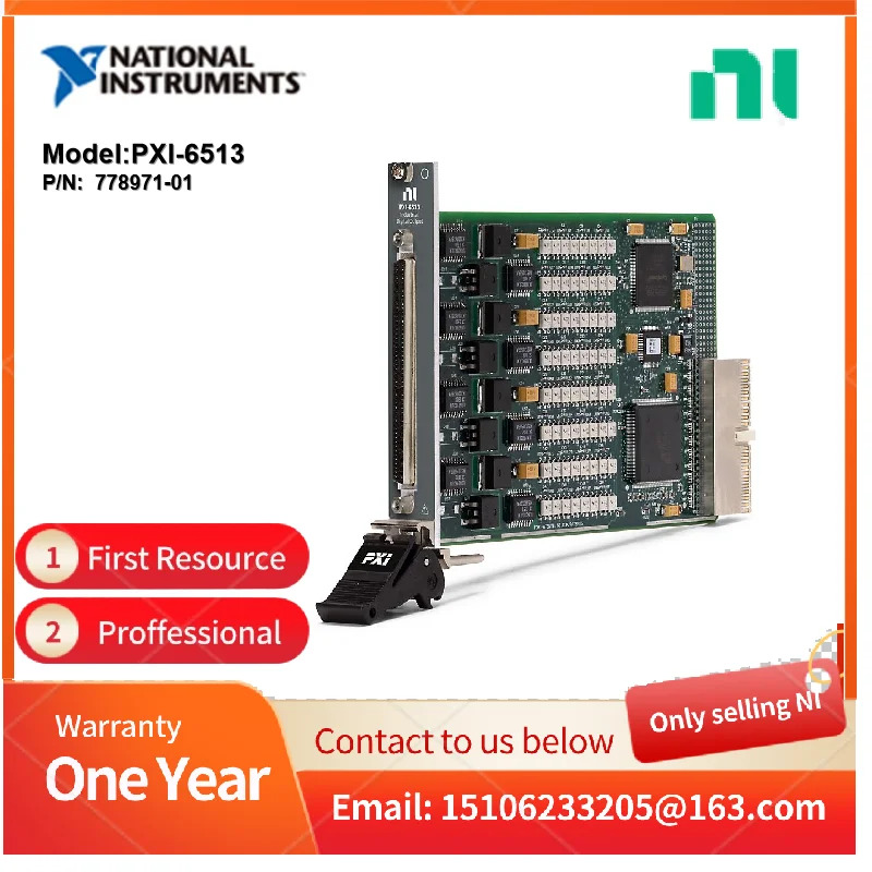 NI PXI-6513 778971 -01 PXI 디지털 입력/출력 DAQ 신호 조절
