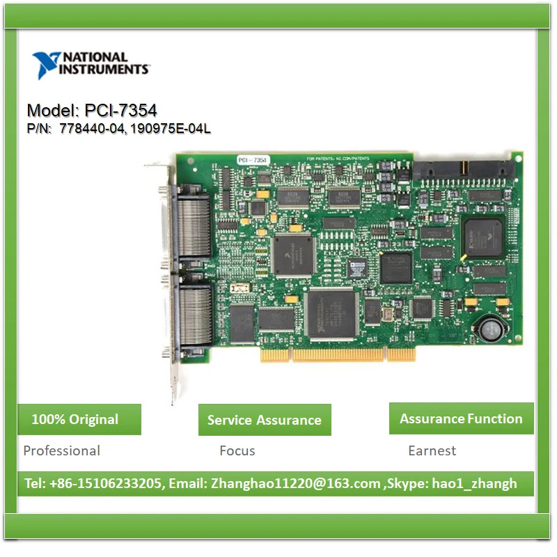 NI PCI-7354 778440 -04 4축 고성능 스테퍼/서보 모션 컨트롤러
