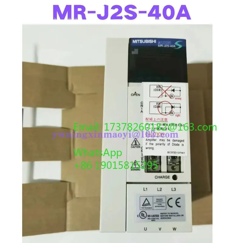오리지널 MR-J2S-40A MR J2S 40A 서보 드라이브