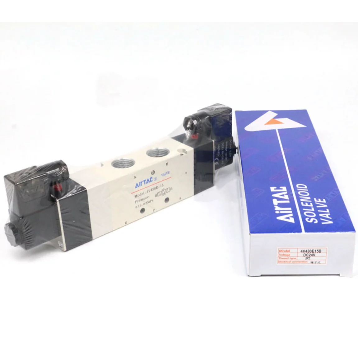 AirTAC 솔레노이드 밸브 신 4V430E-15-B DC24V