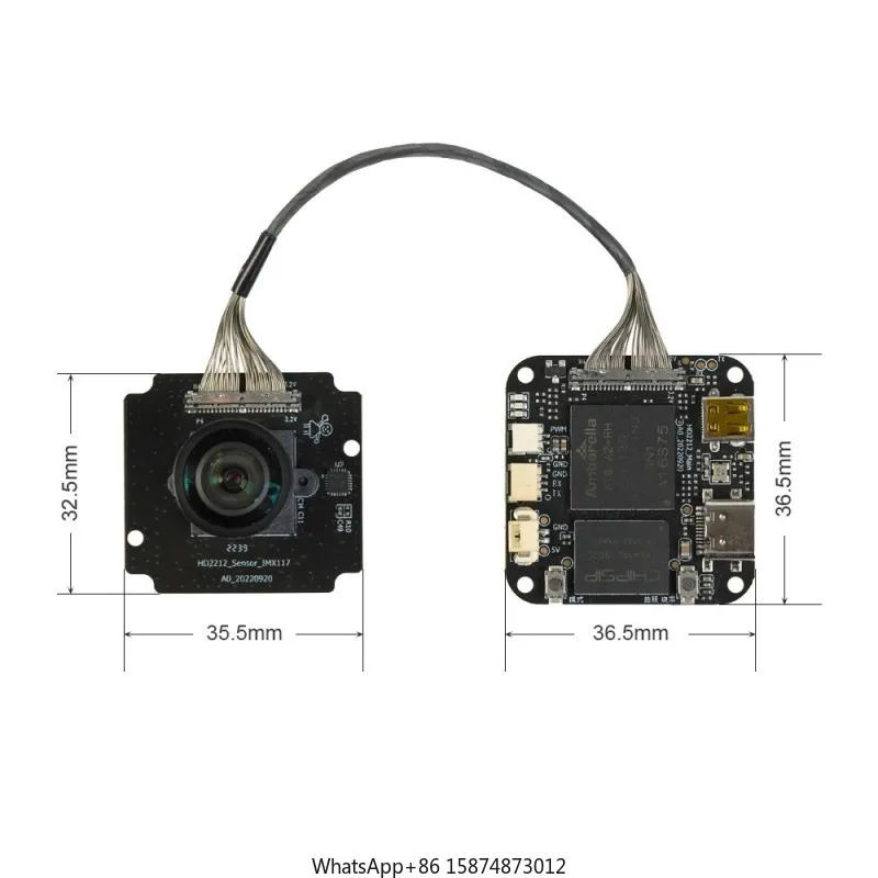 Foxeer4K Ambarella A12Cam eraDr one PWM 리모컨 와이파이 왜곡 없는 렌즈 TV 출력 마이크로 HD MI Herelink4K 액션 캠 시대 FPV