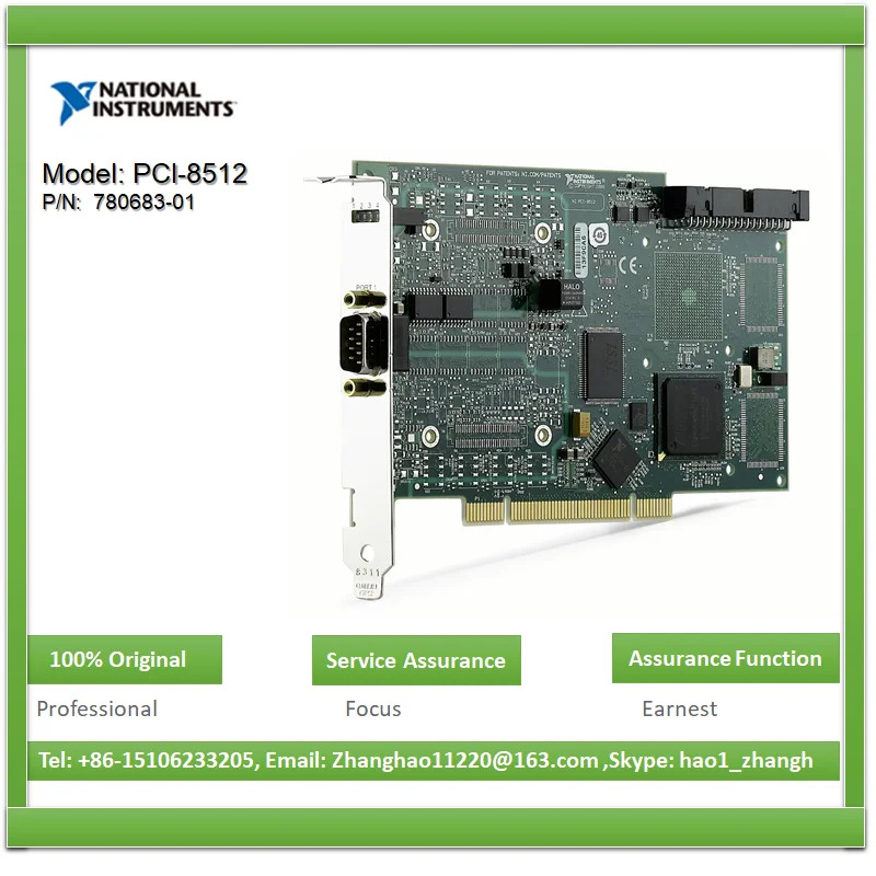 NI PCI-8512 780683 -01PCI-8512/2 -02 고속/FD NI-XNET CAN 인터페이스 PCI 모듈