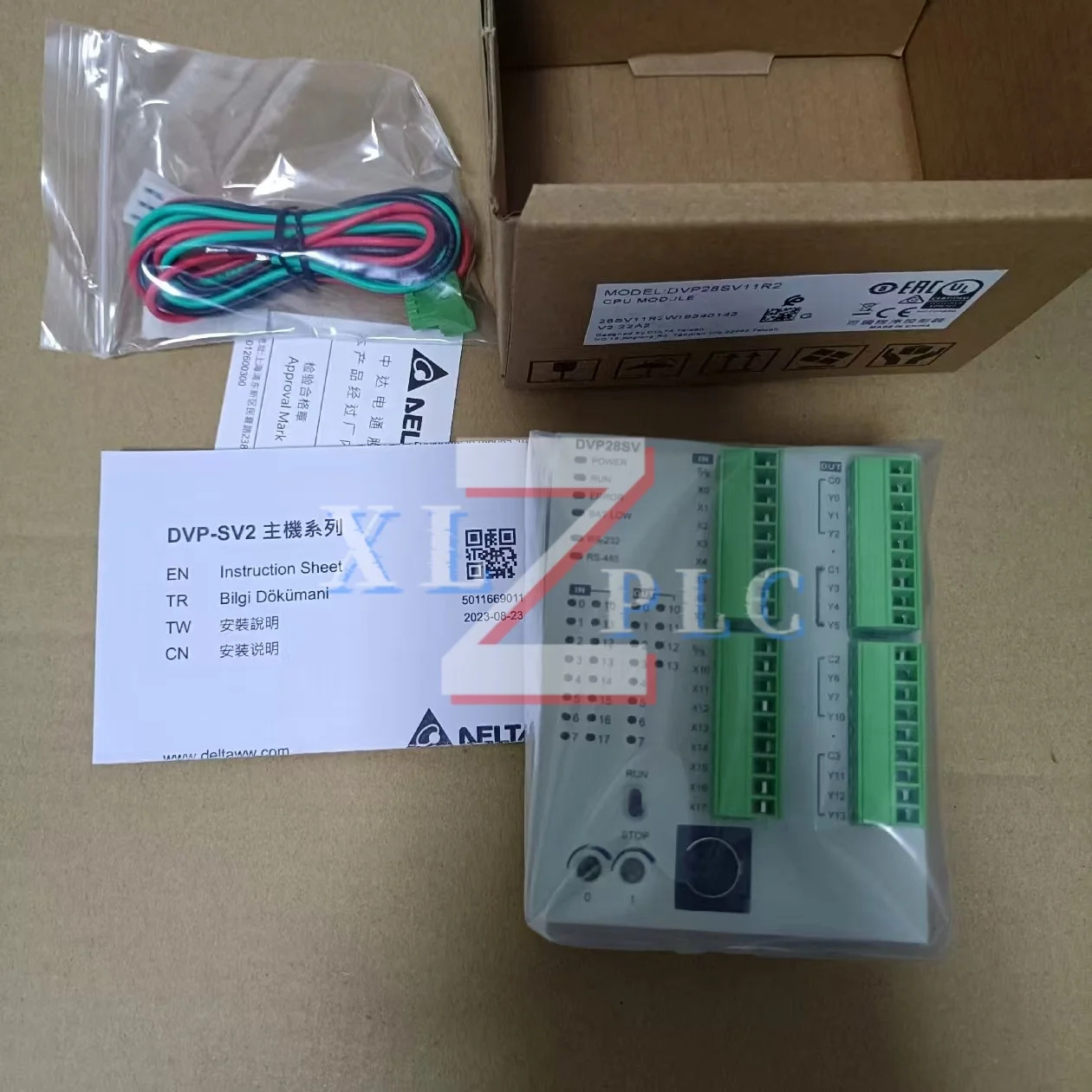 PLC 모듈 DVP28SV11R2 DVP28SV11T2 원본