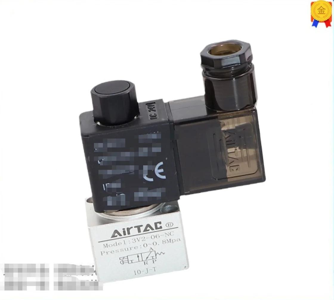 AirTAC 진공 솔레노이드 밸브 신 3V2-06-NC DC12V