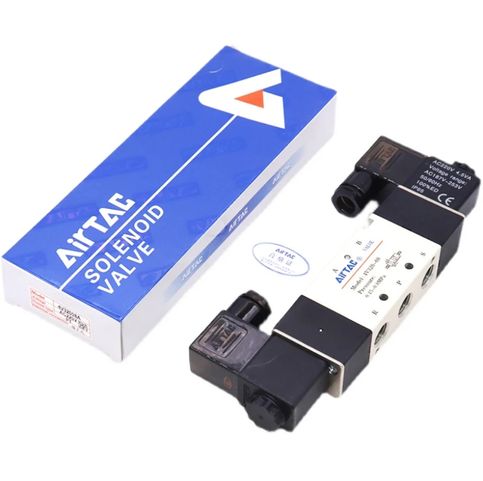 AirTAC 솔레노이드 밸브 신 4V320-08-A AC220V