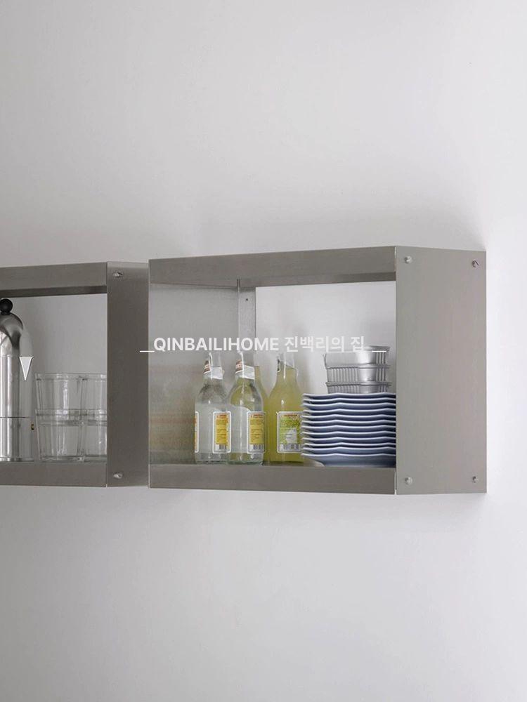 스텐 선반 거치대 계단식 앵글 스테인레스 받침대 보관 수납 다용도 진열장 전시대 - 상세 이미지 4