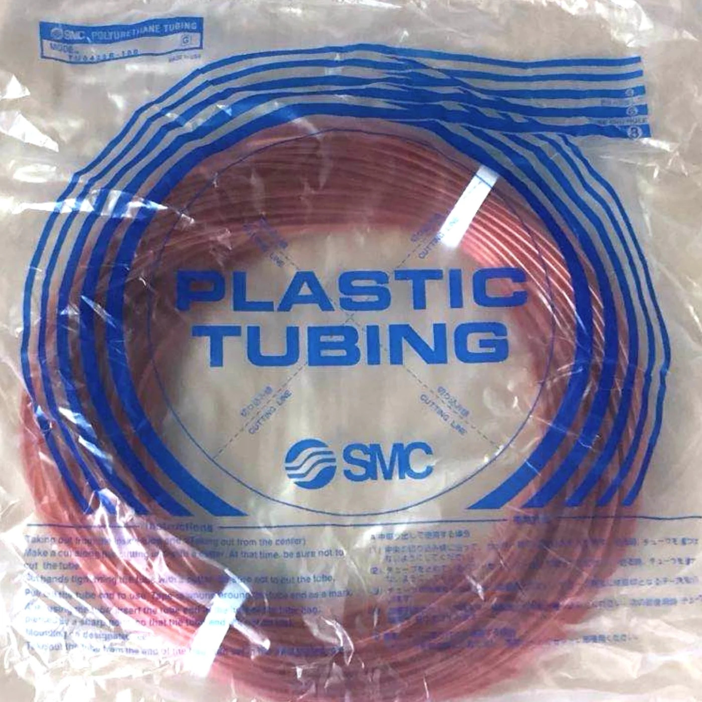 SMC 튜브 레드 TU0604R-100
