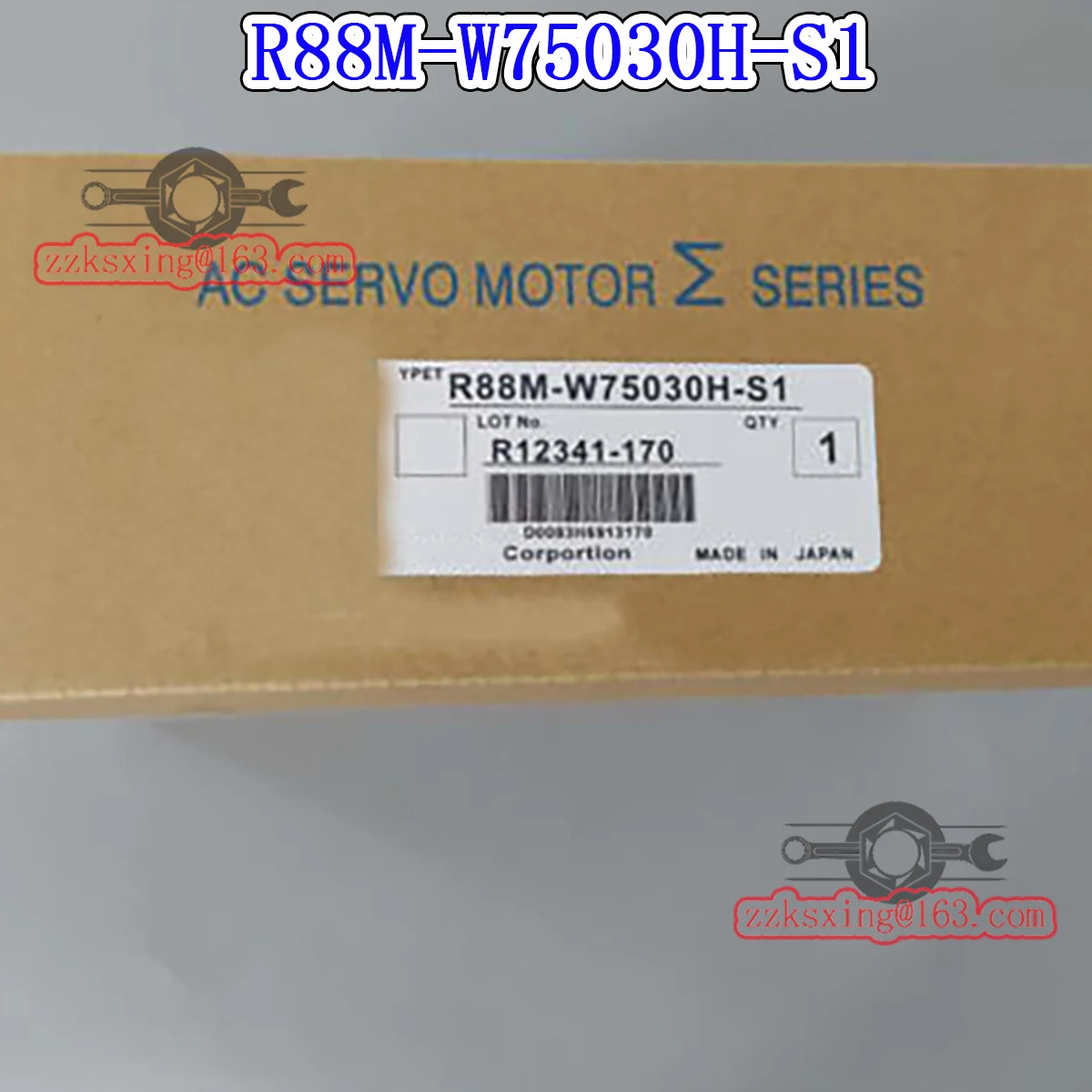 오리지널 AC 서보모터 R88M-W75030H-S1
