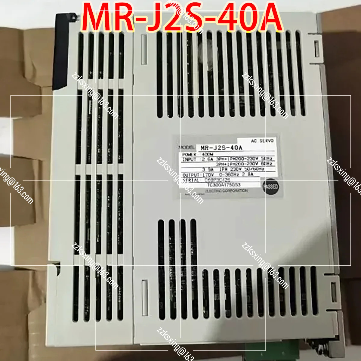오리지널 MR-J2S-40A AC 서보 드라이버 신