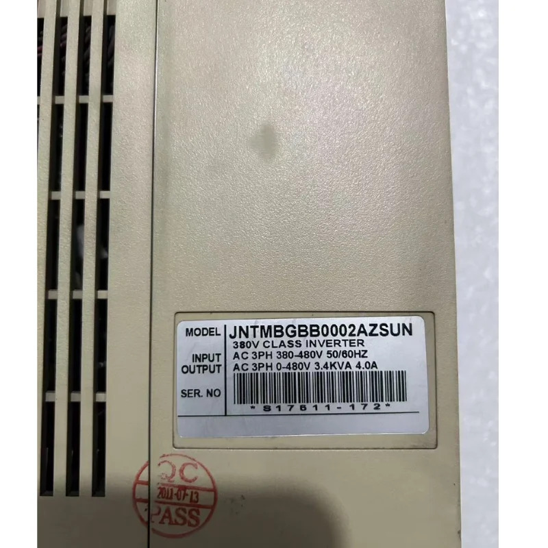 리퍼 7200MA 주파수 변환기 JNTMBGBB0002AZSUN 1.5KW380V OK