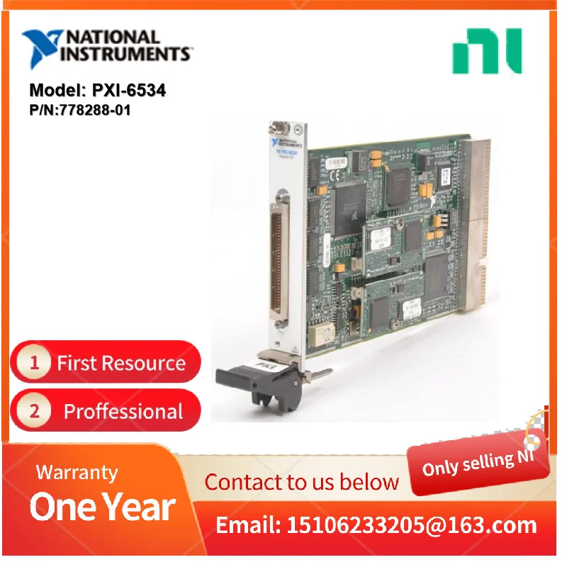 NI PXI-6534 디지털 I/O 인터페이스 32 비트 778288-01