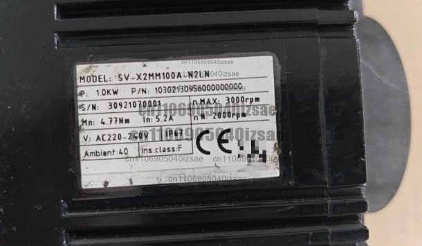 X3E 서보 세트 1Kw 드라이버 모델 SV-X3EA100A-A2 모터 SV1MH100A-N2LN 완전 기능 리퍼 완료
