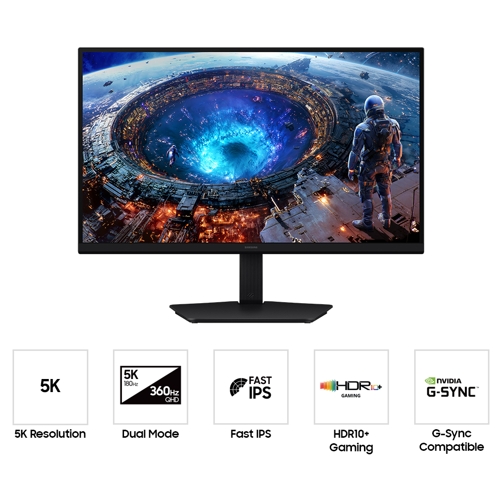 삼성 오디세이 G8 LS27HG806 68.4cm(27인치) 5K 180Hz 게이밍모니터 - 상세 이미지 2