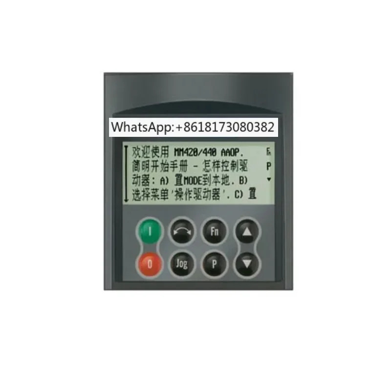 오리지널 MM440/420 인버터 BOP 작동 패널 6SE6400-0BP00-0AA1/0AA0