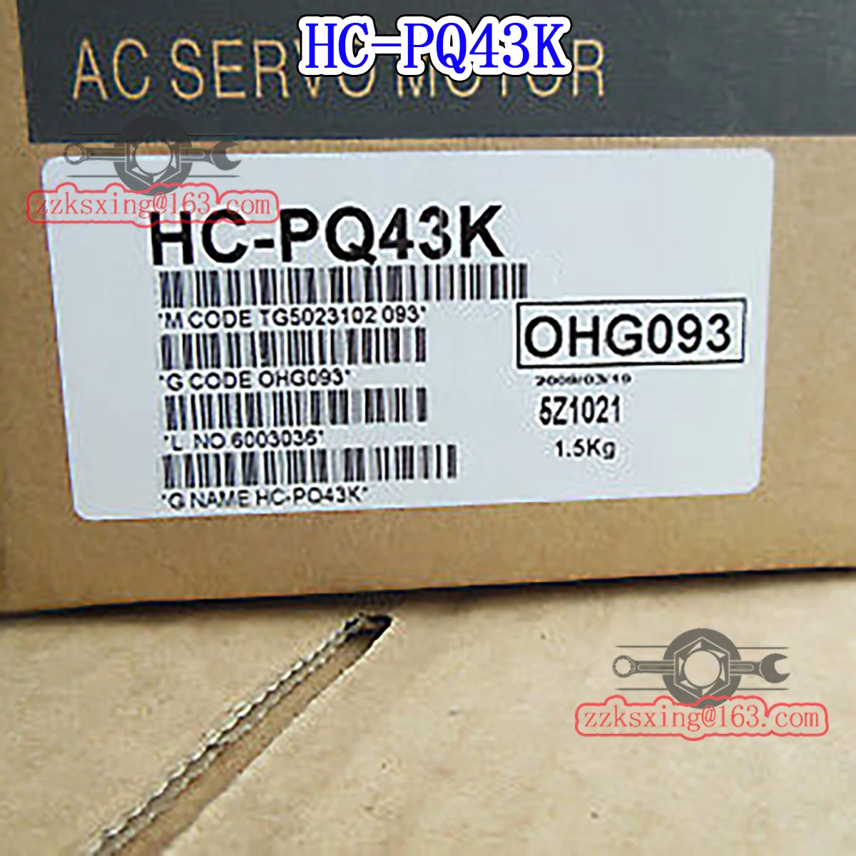 HC-PQ43K AC 서보모터 오리지널 Brann-