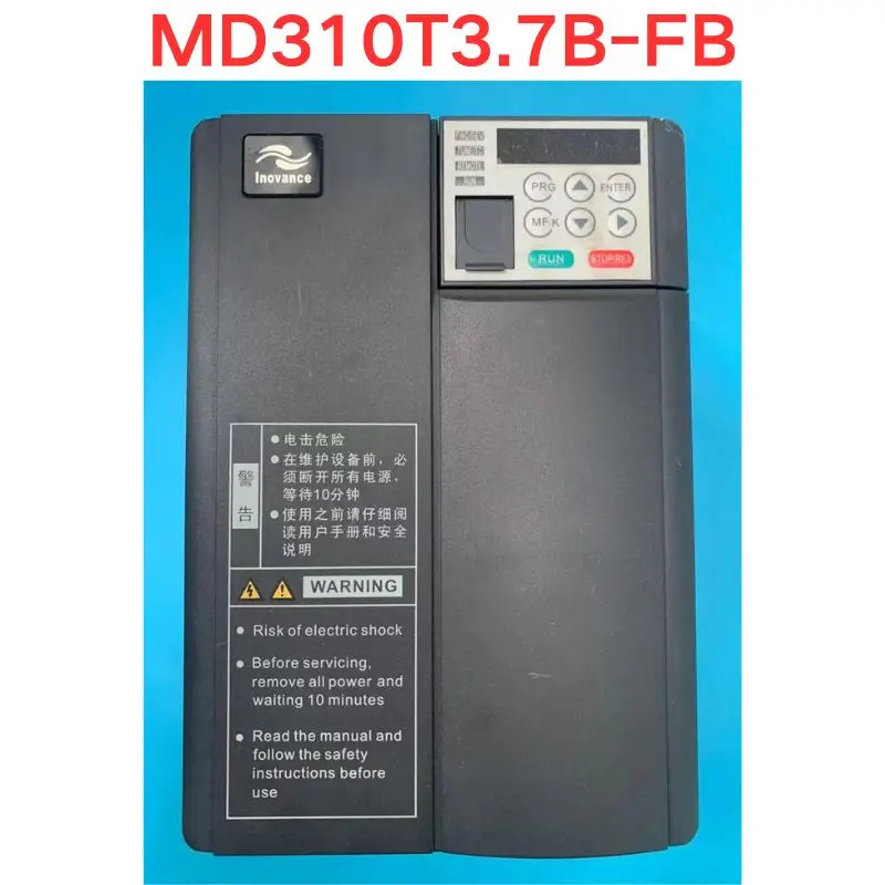 리퍼 Inovance MD310T3.7B-FB 주파수 변환기 3.7KW 기능 OK
