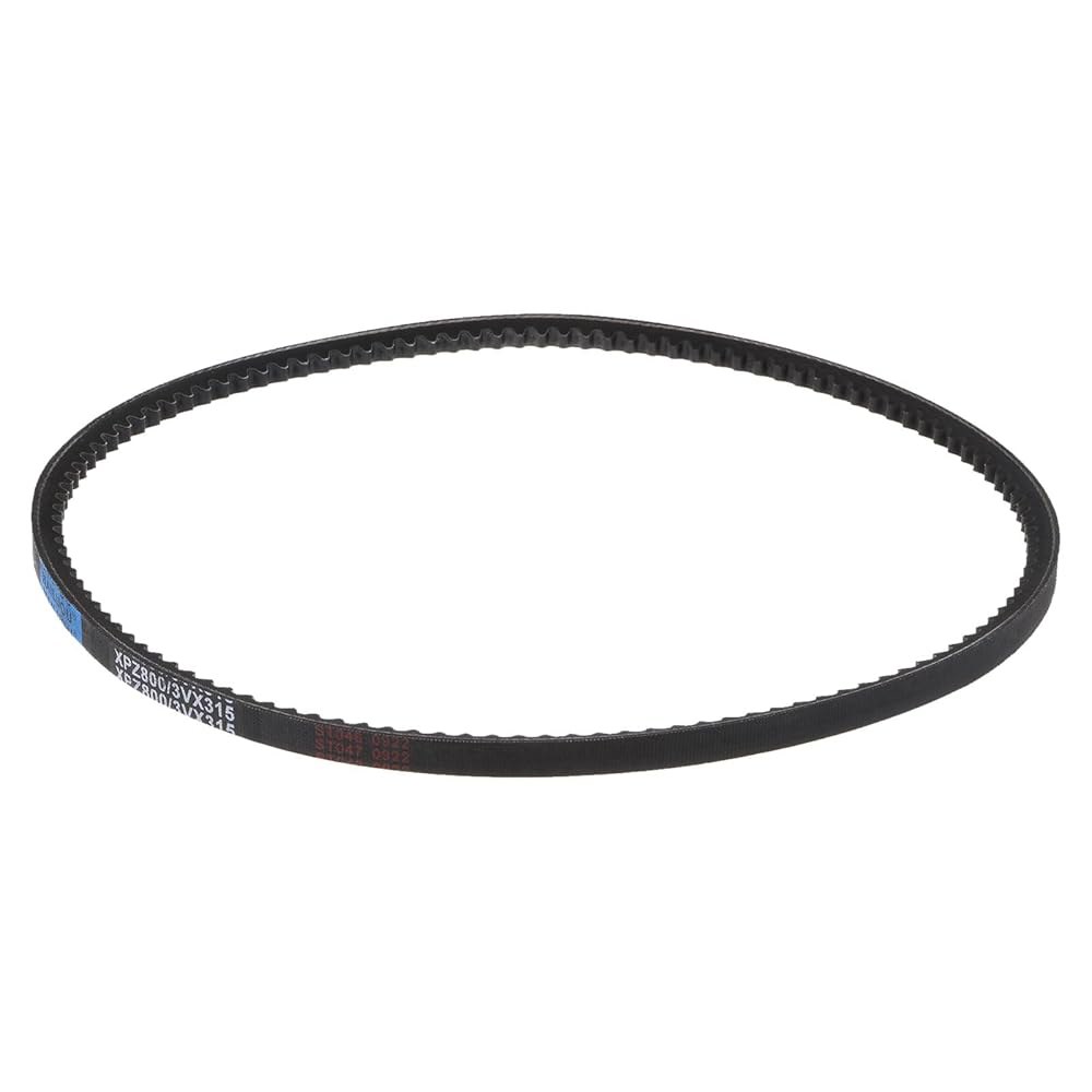 uxcell 3VX315 고무 V 벨트, 로우 엣지 코깅 인더스트리얼 벨트 31.5 길이 x 폭 두께 0.32  41.5 Length - 상품 이미지