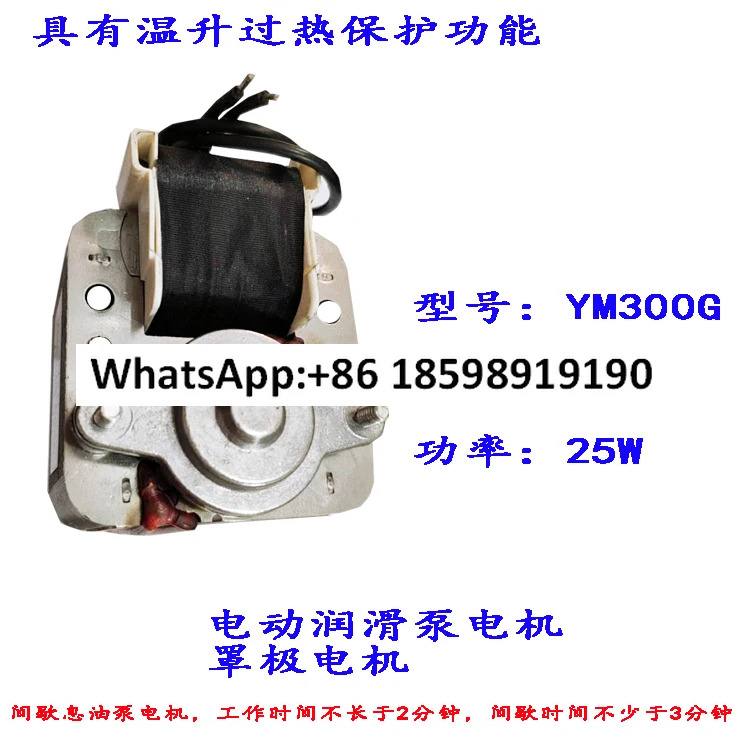 YM300G TL6040D 섀도우 폴 모터 리버 오일 펌프 220V110V