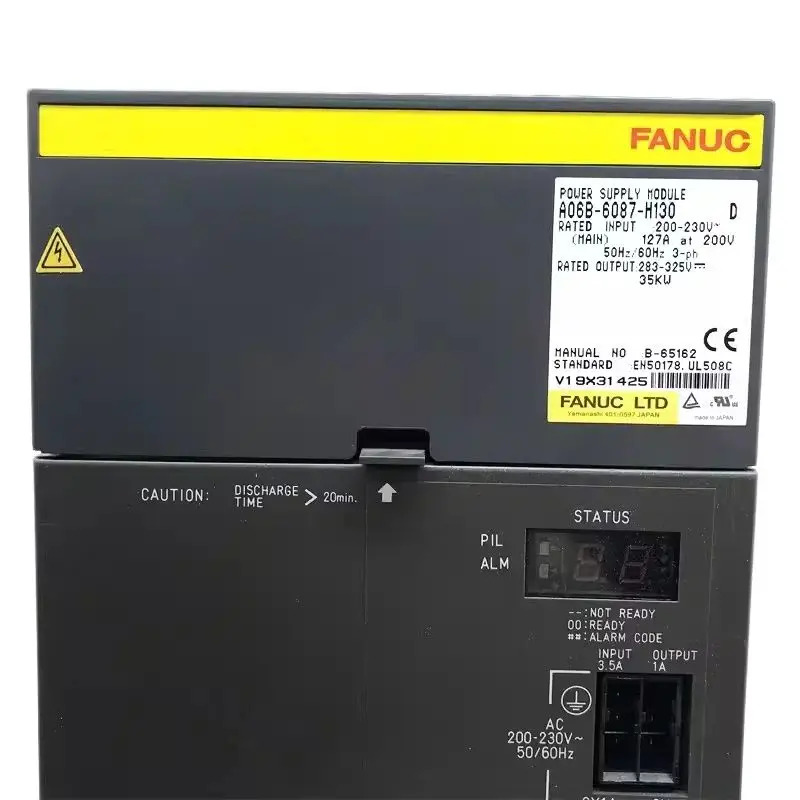 A06B-6102-H130 Fanuc 서보 드라이브 전원 공급 모듈 리퍼 완료 A06B6102H130