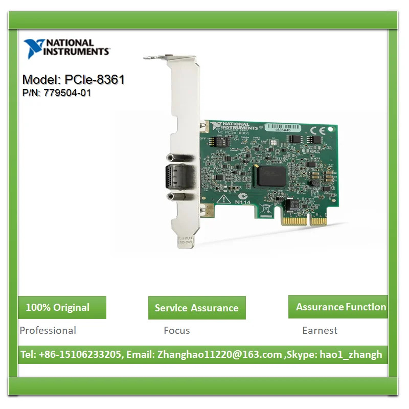 NI PCIe-8361 779504 -01 X1 Gen1 PCI Express 메인프레임 208MB/s 1포트 MXI-Express 구리 케이블 장치 PXI 원격 제어용