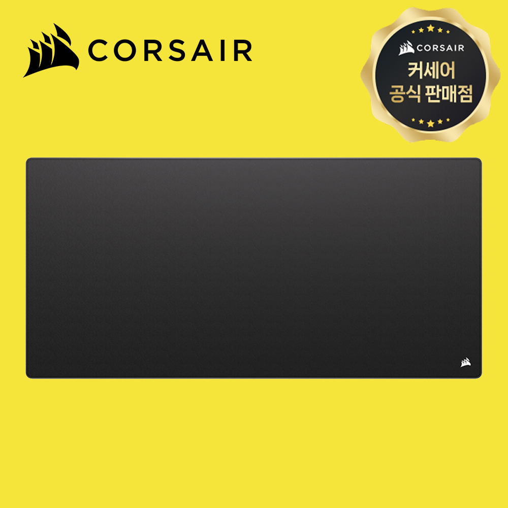 [국내정발] 커세어 MM 안티프레이 Cloth 게이밍 마우스패드 블랙, 장패드 3XL - 상품 이미지