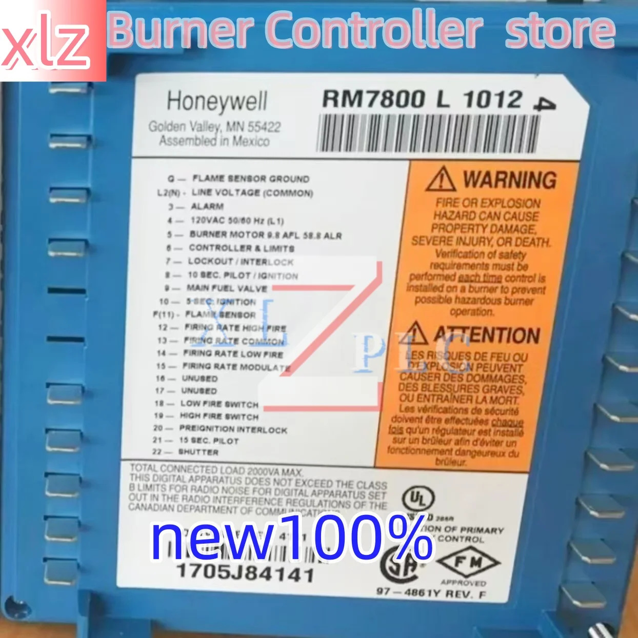 버너 컨트롤러 원본 RM7800L1012 RM7840L1018