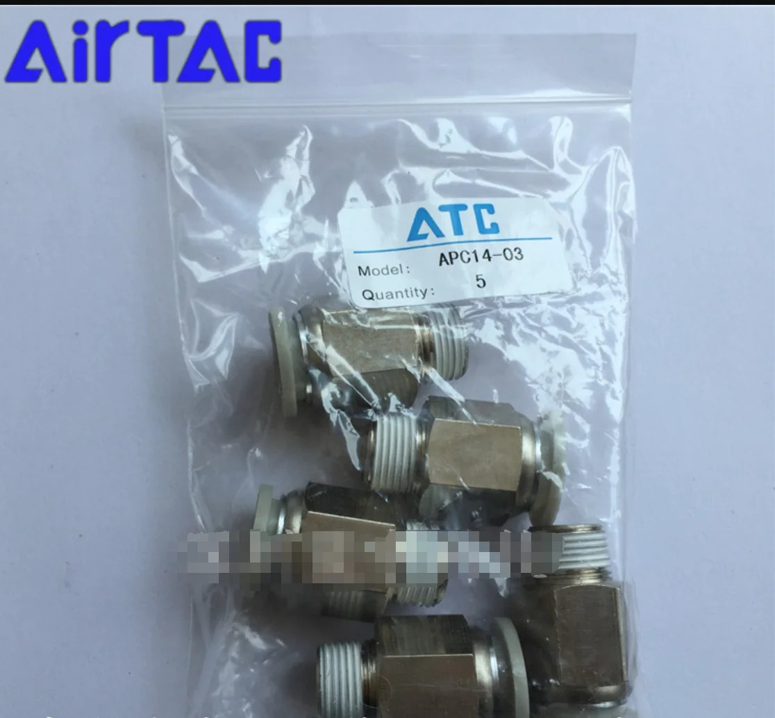 AirTAC 에어 파이프 퀵 커넥터 APC14-03 신