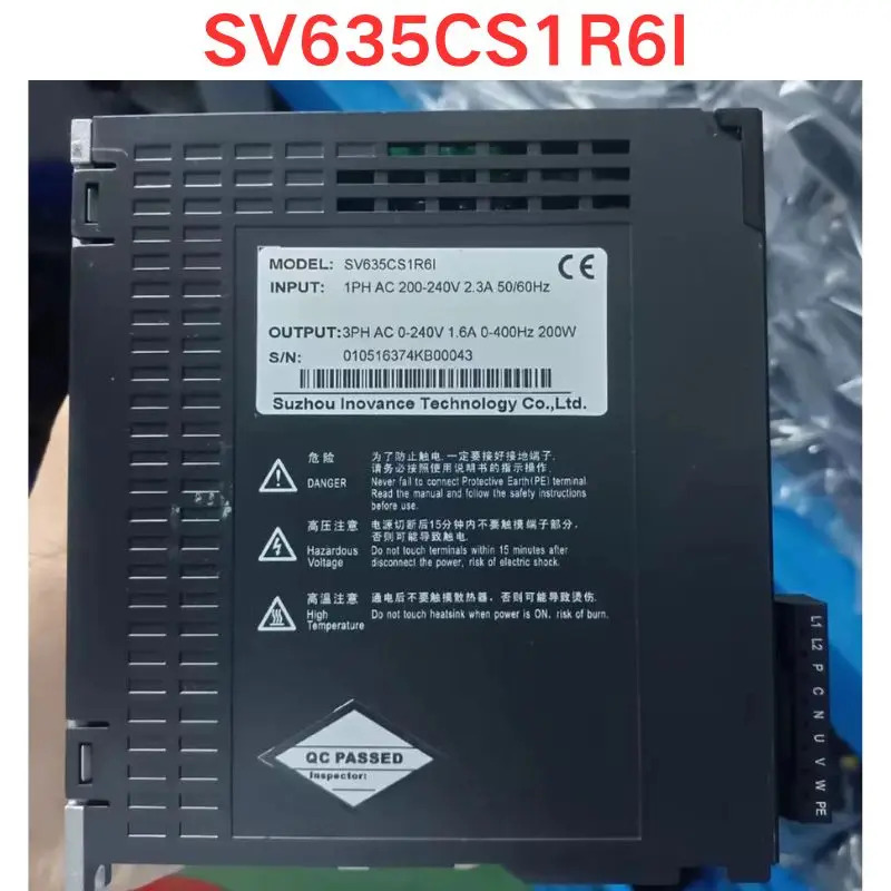 리퍼 Inovance SV635CS1R6I 서보 드라이브 0.2KW 기능 OK