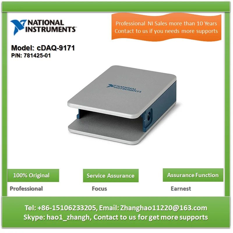 NI cDAQ-9171 781425 -01 USB CompactDAQ1-슬롯