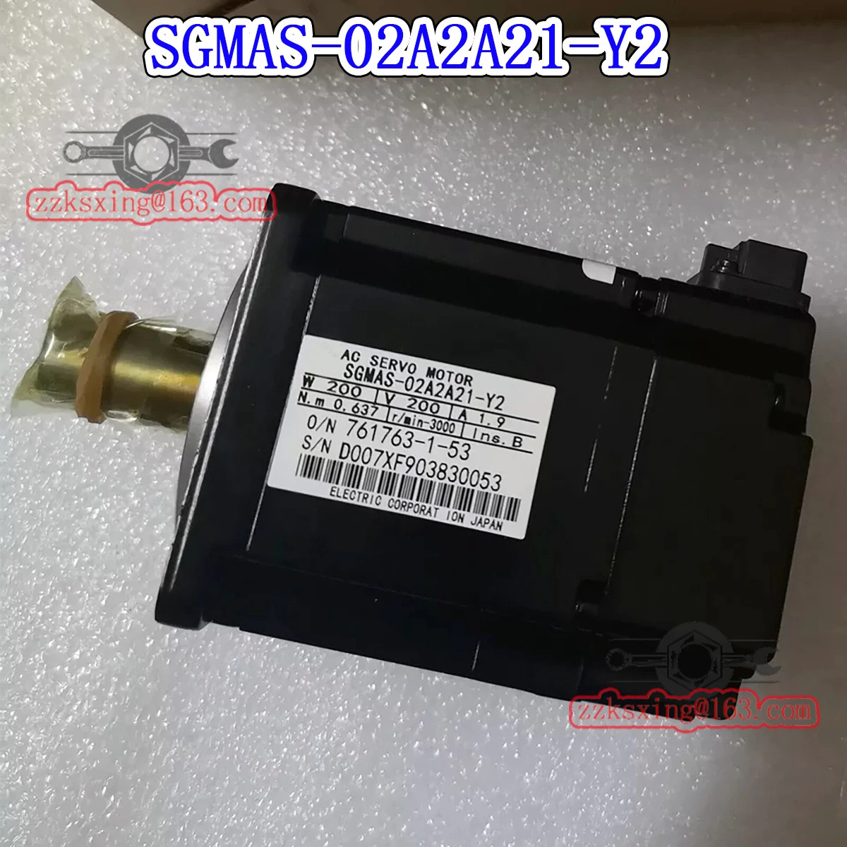 오리지널 AC 서보모터 신 SGM호환AS-02A2A21-Y2