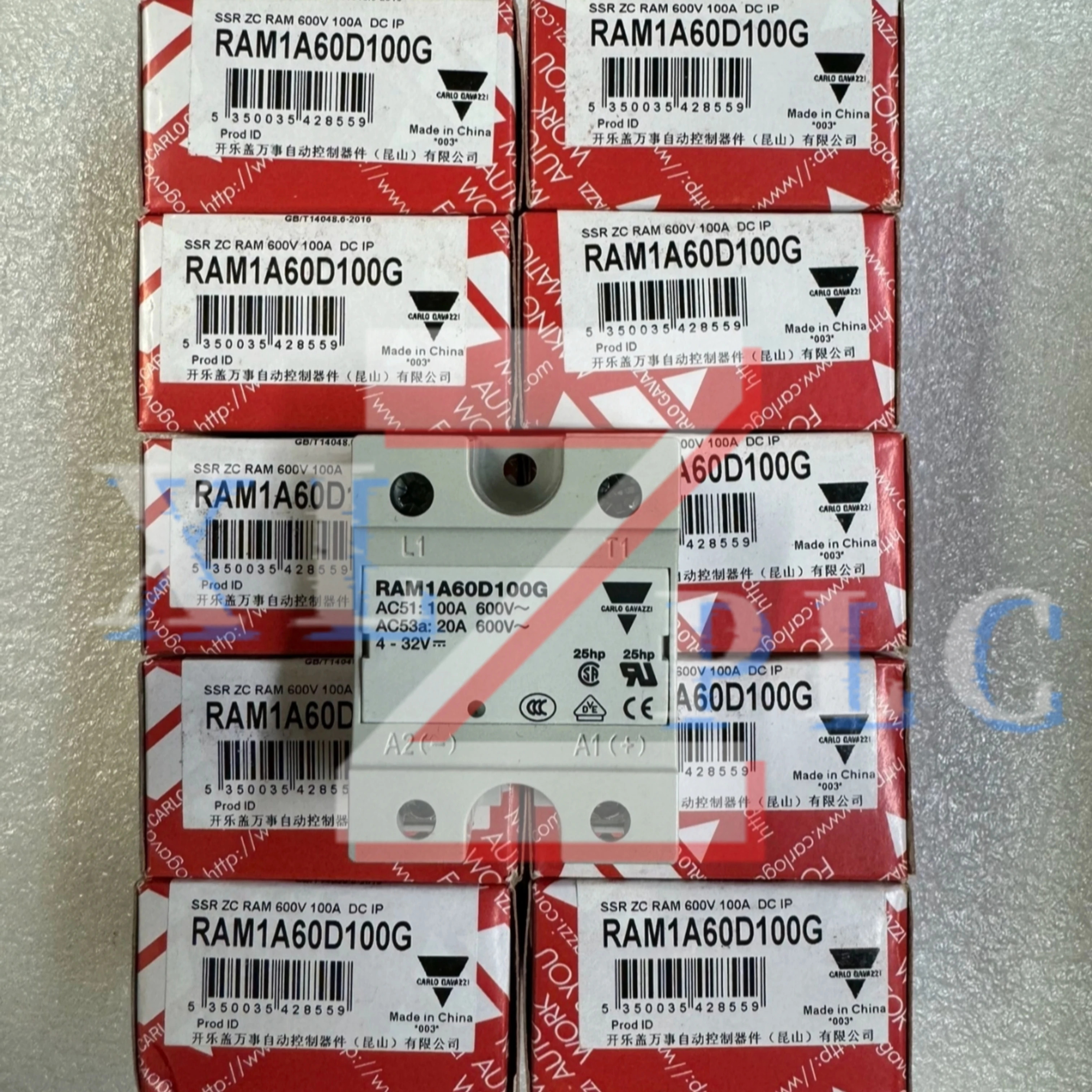 솔리드 스테이트 릴레이 원본 RAM1A60D100G RAM1A60D125G