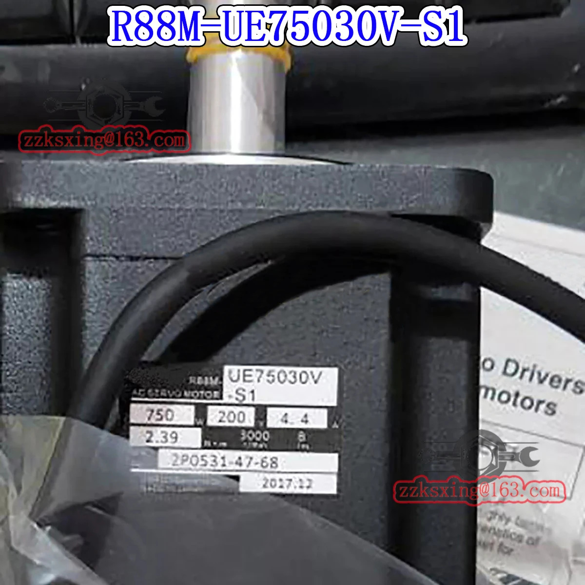 오리지널 AC 서보모터 R88M-UE75030V-S1