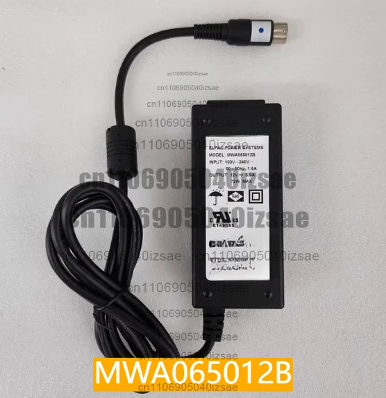 MWA065012B 전원공급장치 12V 6A 5핀 전원 케이블 ICCNEXERGY 어댑터 완전 작동 리퍼 완료 OK