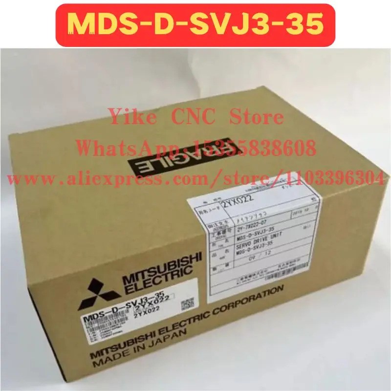 오리지널 MDS-D-SVJ3-35 서보 드라이브