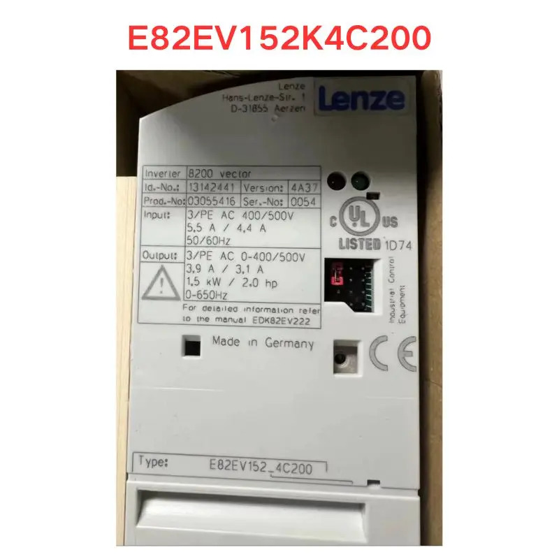 오리지널 E82EV152K4C200 주파수 변환기